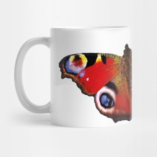 Beautiful butterfly peacock butterfly eye Mug